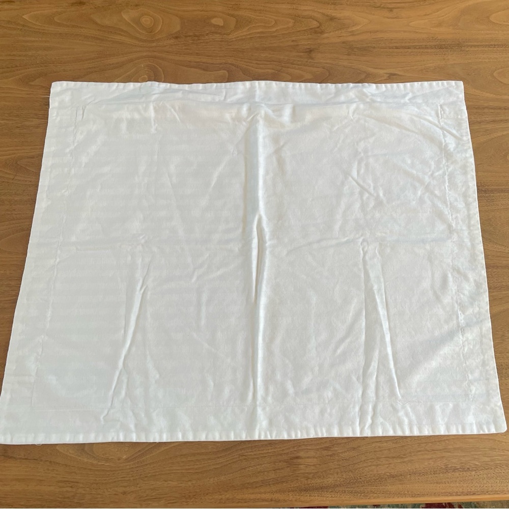 Noble excellence white pillow sham